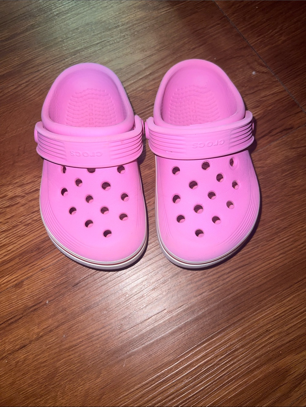 CROCS Kids' Pink Classic Clog Sandals